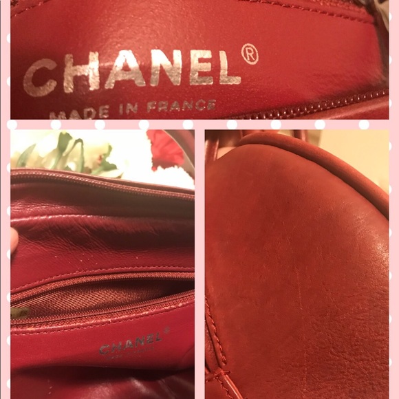 ‼️SOLD‼️Authentic Chanel burgundy handbag - Picture 4 of 8